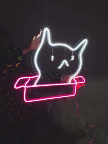 LED-неон «Кіт у коробці» NeonCentre x mare.herm