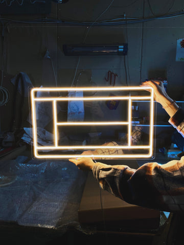 LED neon "Tennis court"
