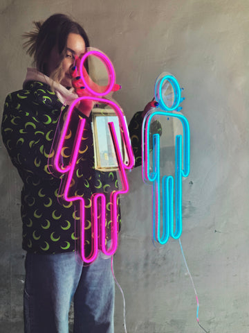 LED neon "WC boy / girl"