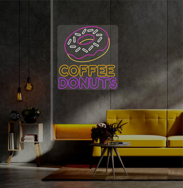 LED-неон «COFFEE DONUTS»