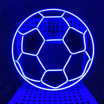 LED neon "Soccer ball"
