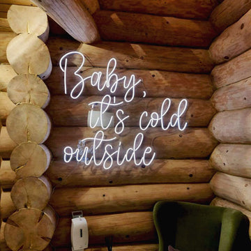 LED-неон «Baby, it`s cold outside»