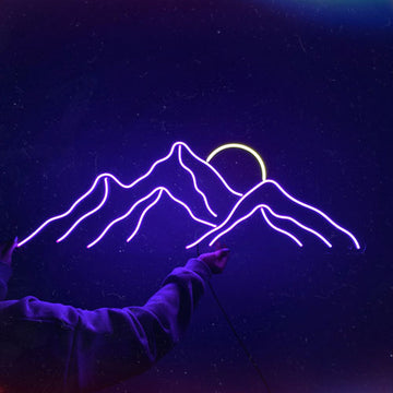 LED neon "Mountains"
