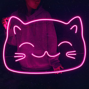 LED-неон «Голова кота»