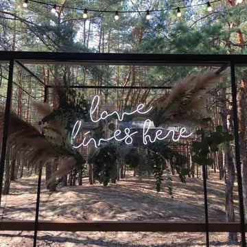 LED-неон «Love lives here»