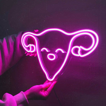 LED-neon "Cuterus" (Uterus / Womb)