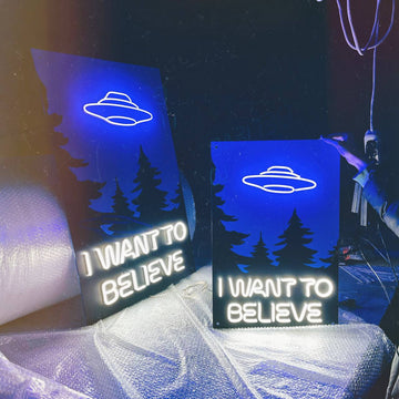 LED-неон «I want to believe»