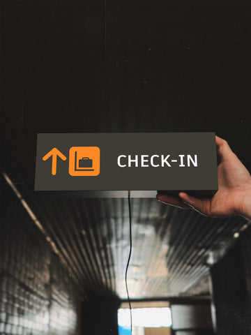 Lamp "Check-in"