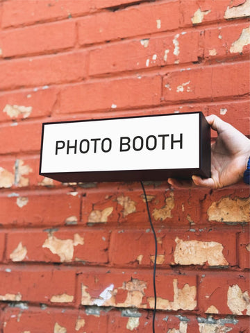 Lamp "Photo booth"