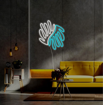 LED neon "2 Leaves"