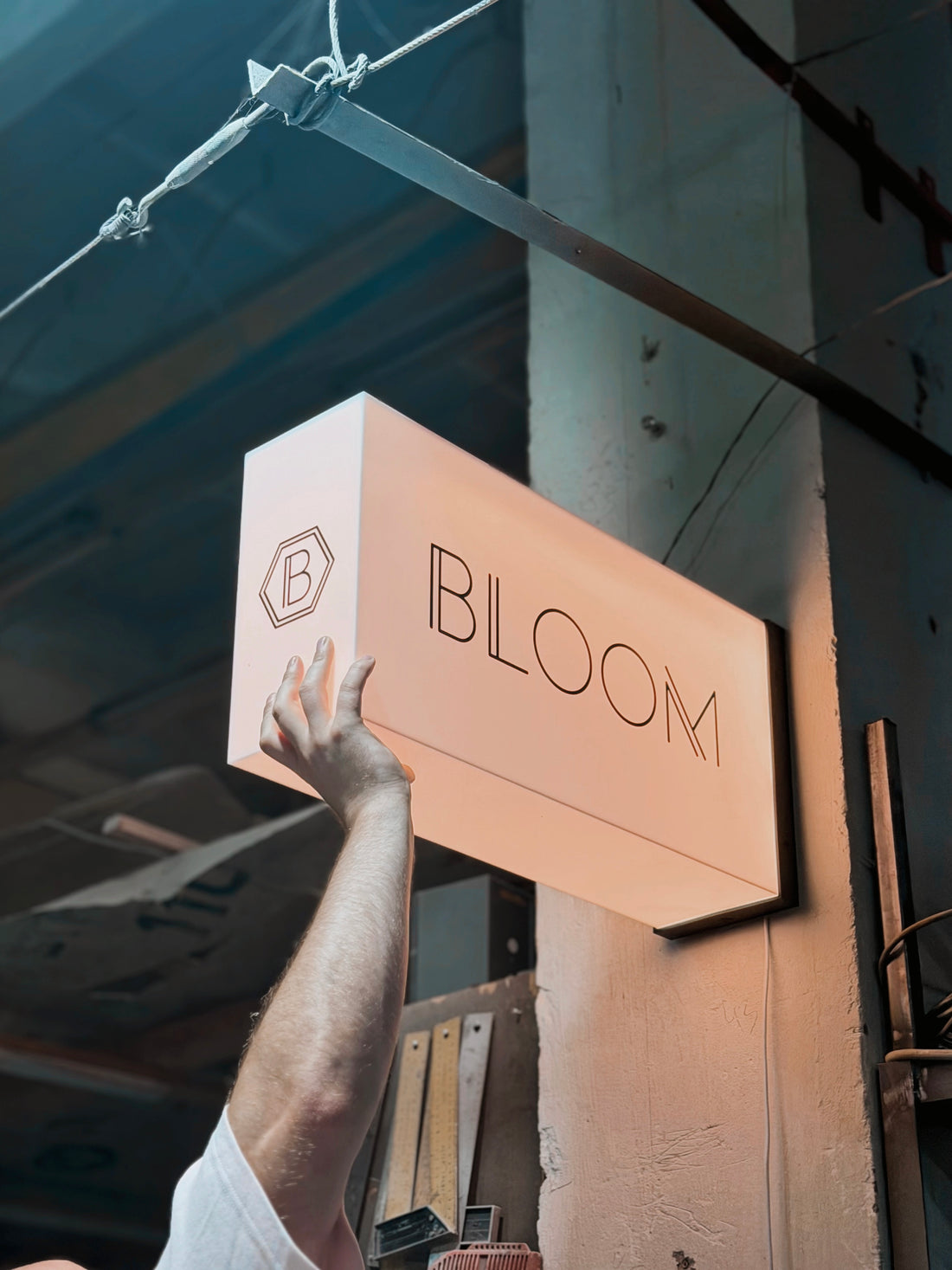 Street sign with your logo/text in the format 60x30x15 cm