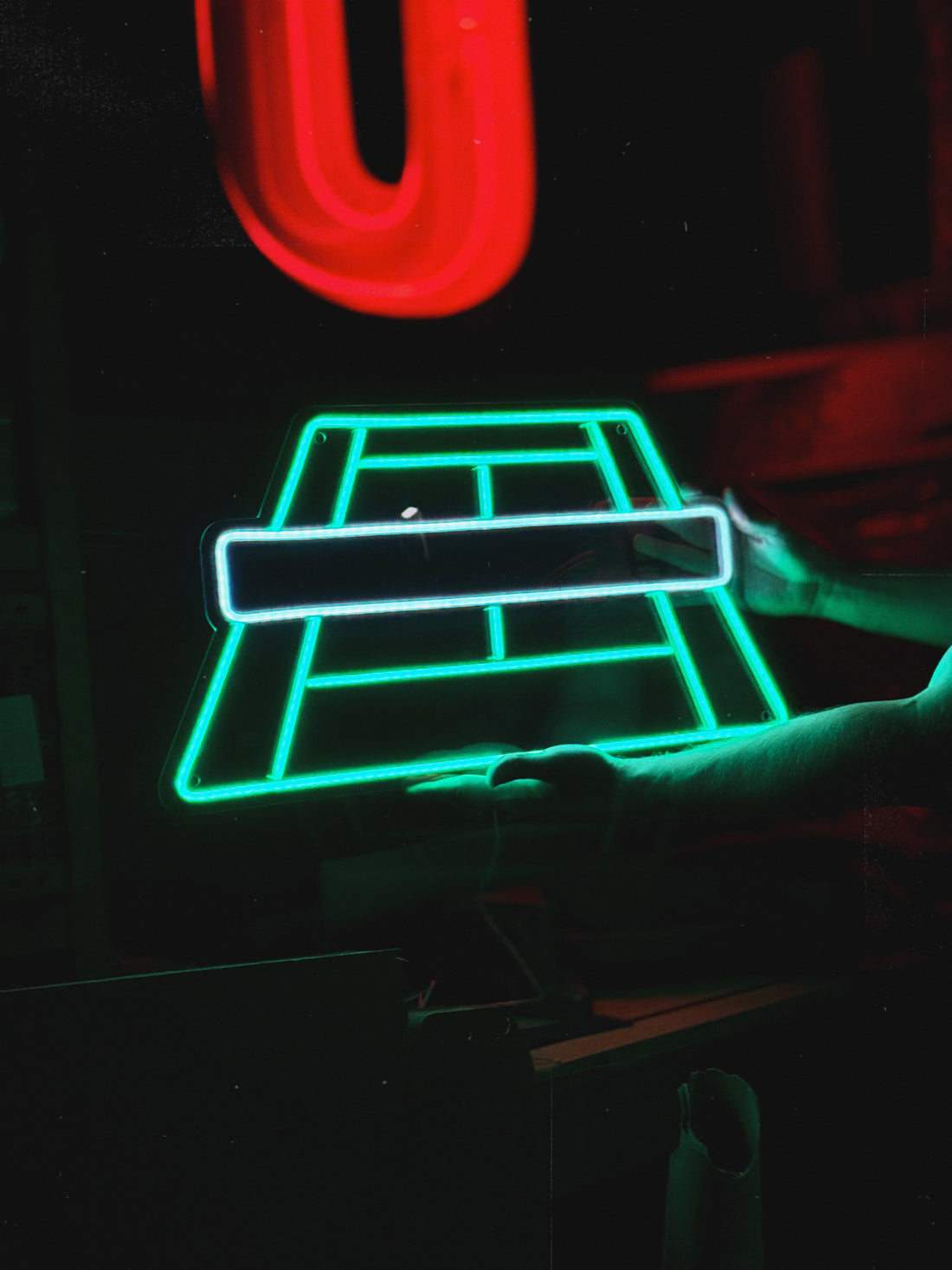 LED-неон «Тенісний корт в перспективі»