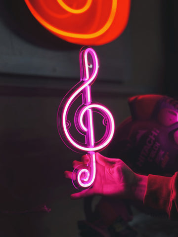 LED-неон «Скрипковий ключ»