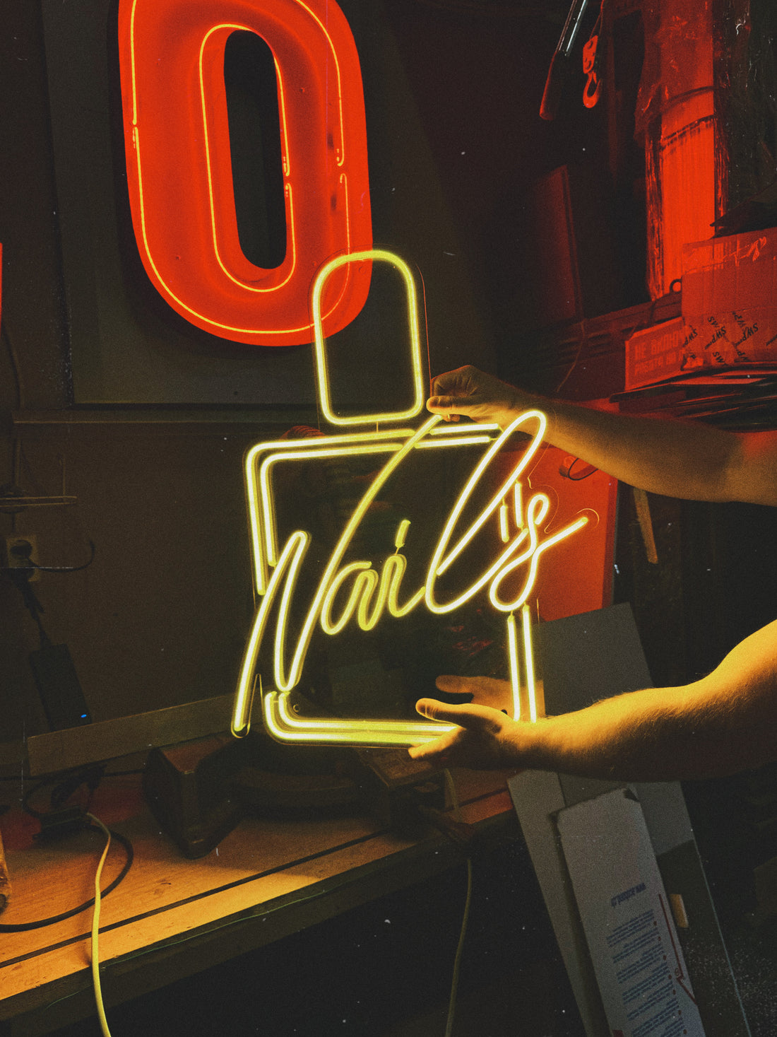 LED neon "Nails"