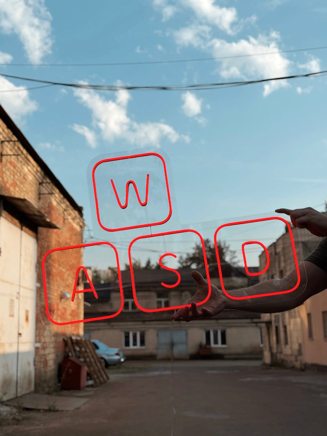 LED-неон «WASD»