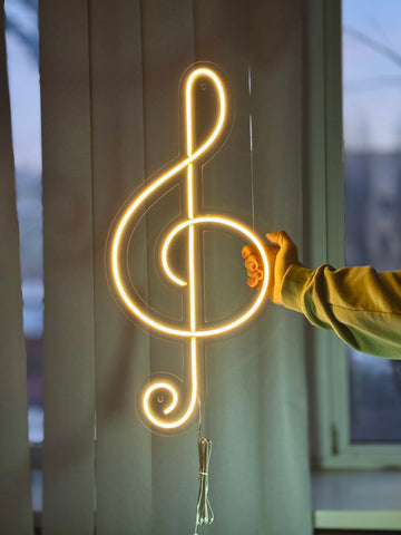 LED-неон «Скрипковий ключ»
