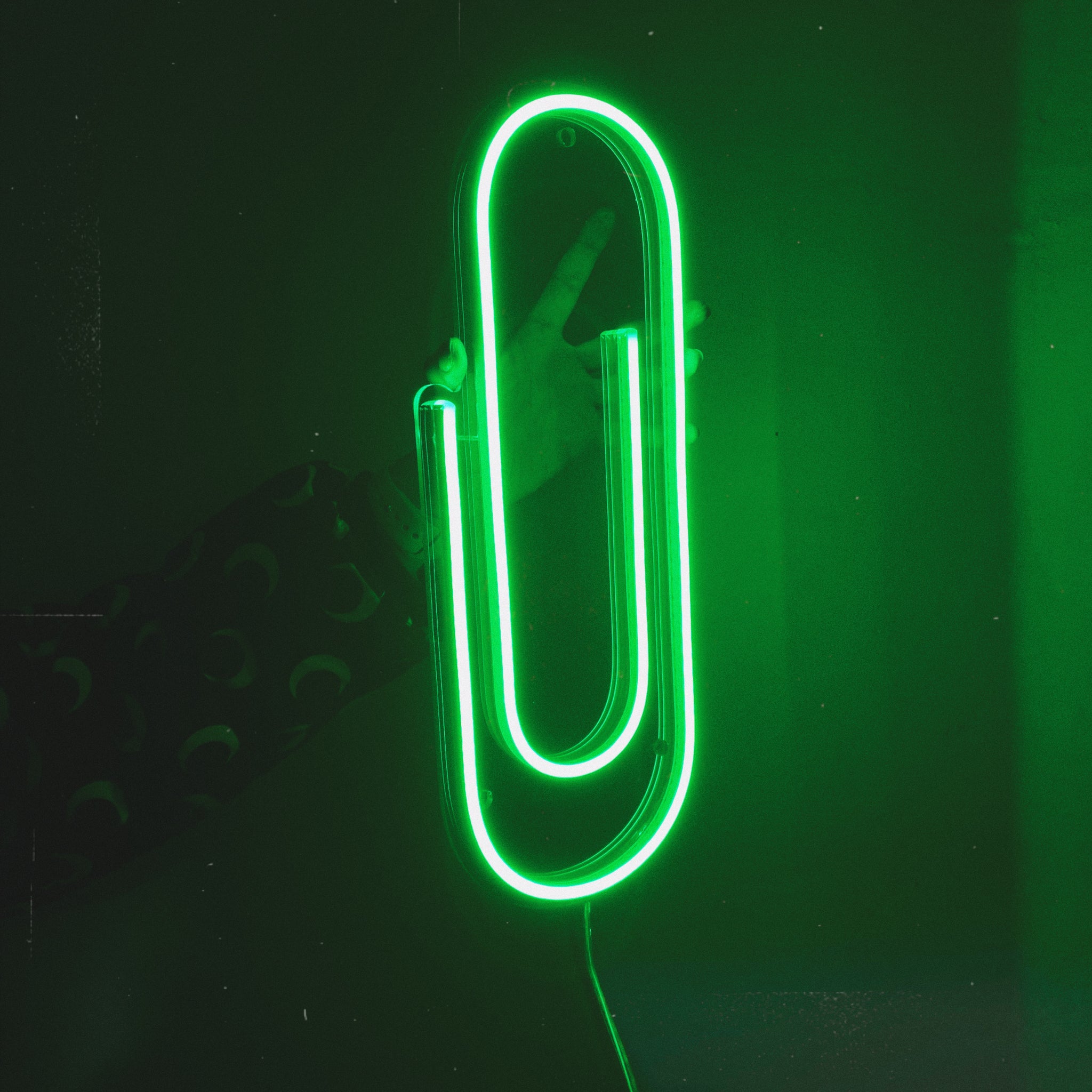LED neon "Paper clip"
