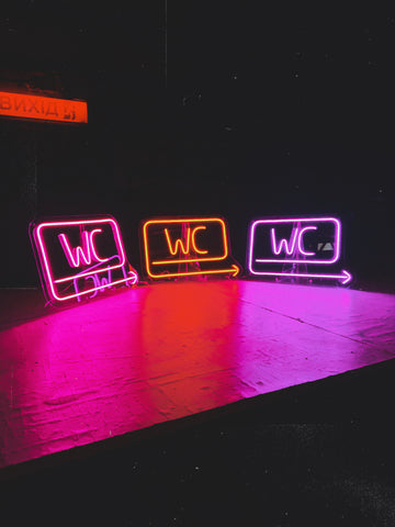 LED-неон «WC»