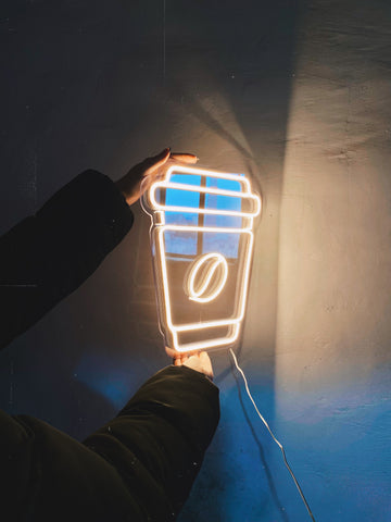 LED neon "Coffee to go / Take Away Coffee Cup"