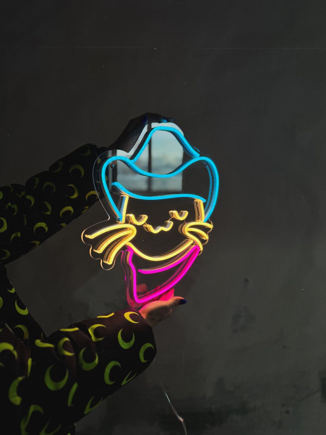 LED-neon "Cowboy Cat 1"
