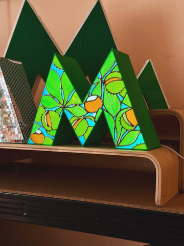 Volumetric letter-lamp “Metro” NeonCentre x Moye Sklo 22х15х7 cm