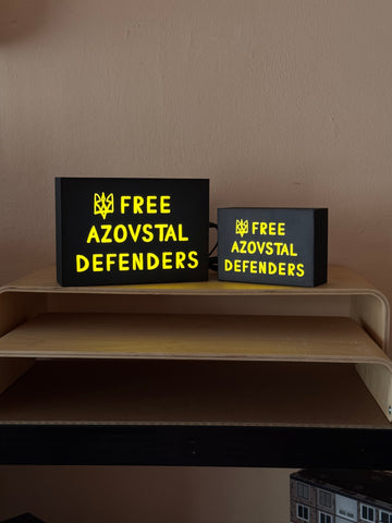 Limited lamp "Free Azovstal Defenders"