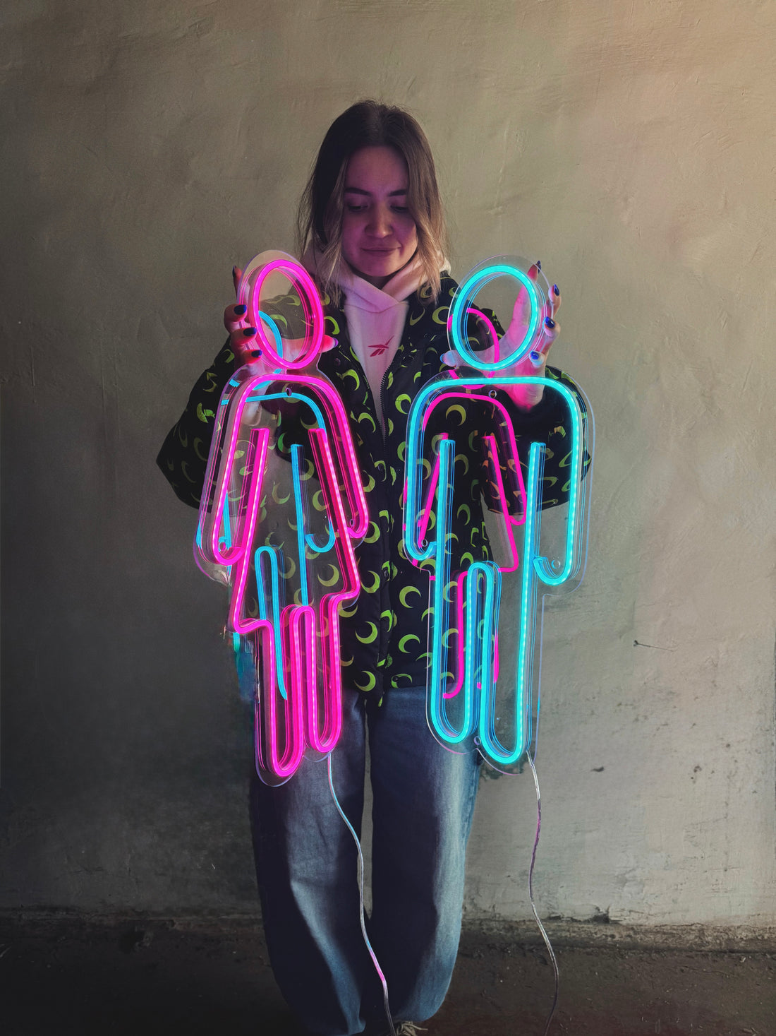 LED neon "WC boy / girl"