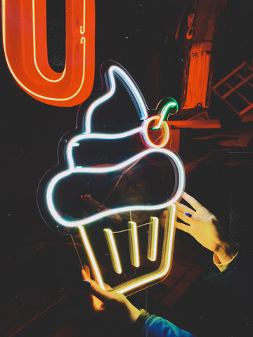 LED neon "Cupcake"