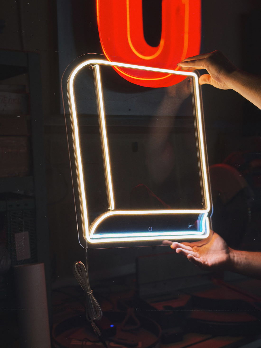 LED neon "Book"