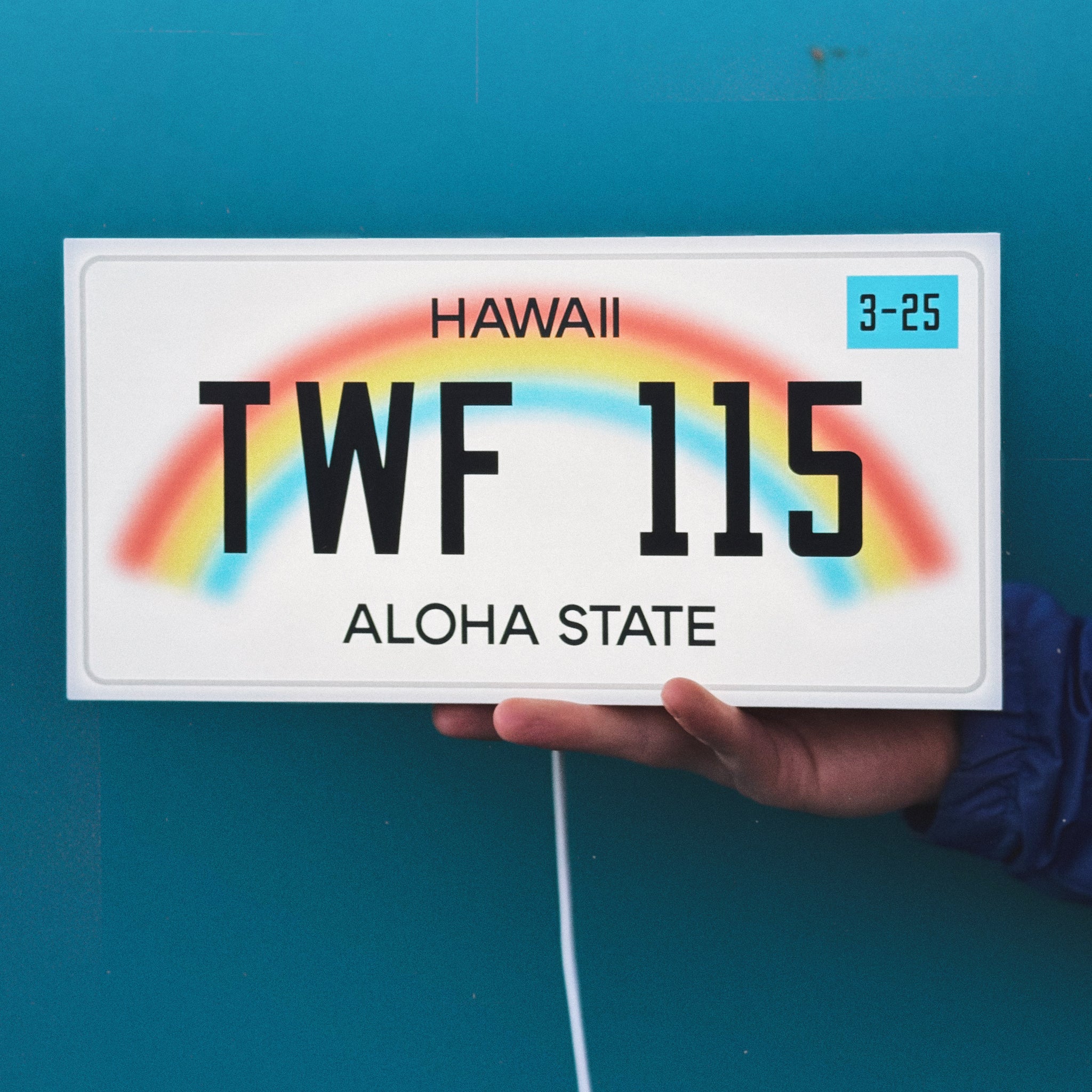 Lamp "Hawaii License Plate"
