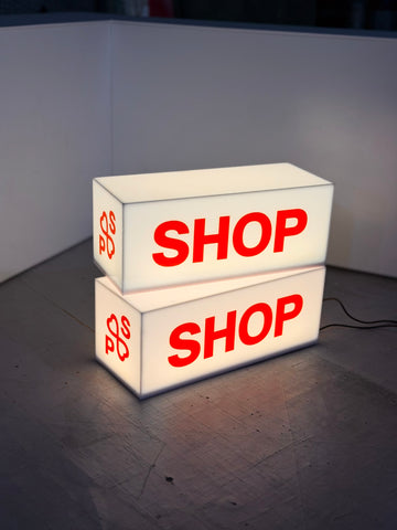 Lamp with your logo/text in the 30х12х10 cm format
