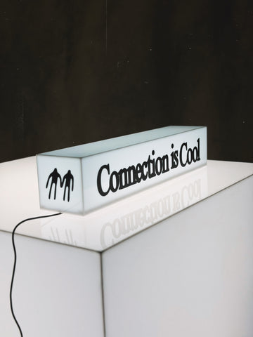 Lamp with your logo/text in the 50х10х10 cm format