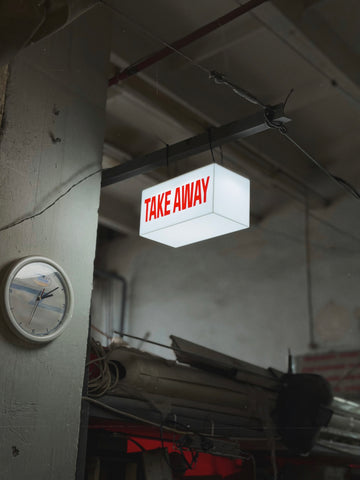 Lamp with your logo/text in the 30х15х15 cm format
