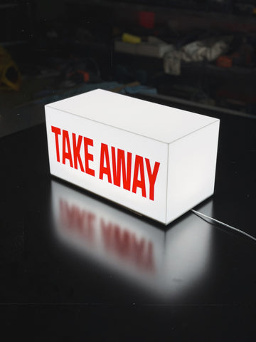 Lamp with your logo/text in the 50х25х25 cm format
