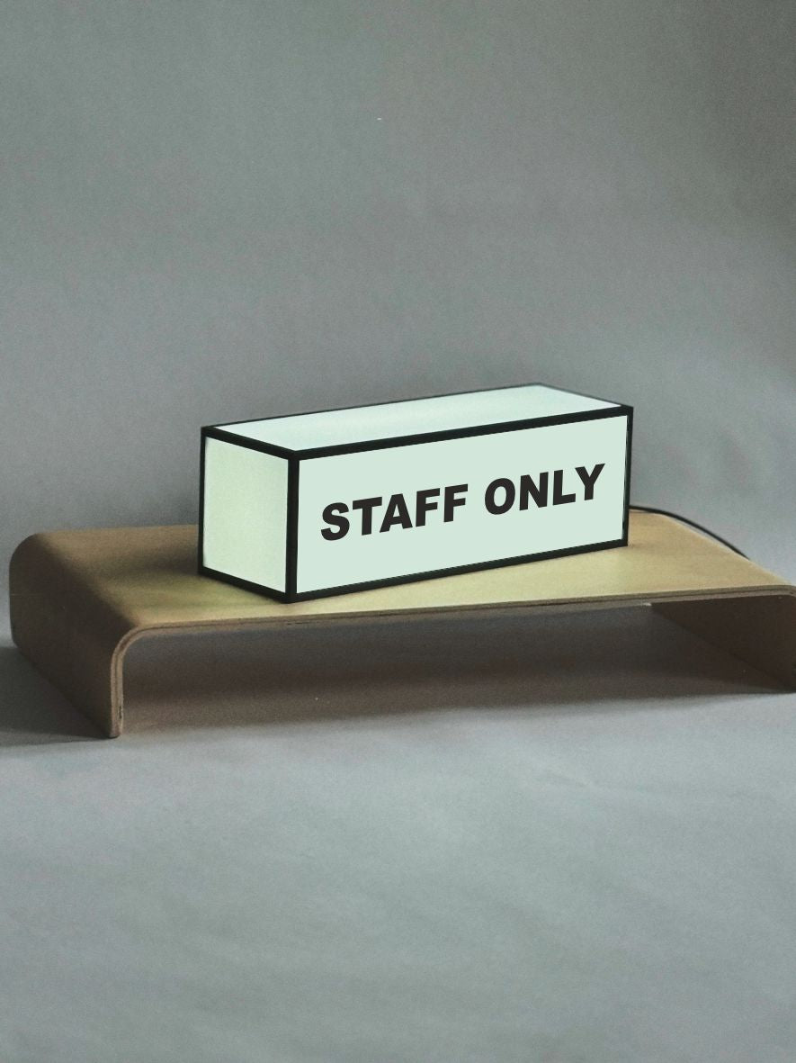 Світильник “Staff only”
