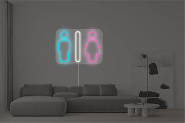 LED neon "WC boy | girl"