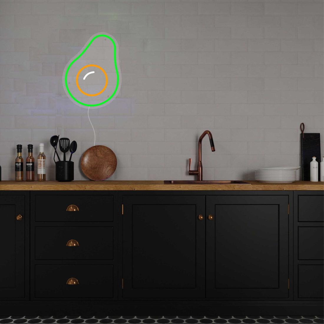 LED neon "Avocado"