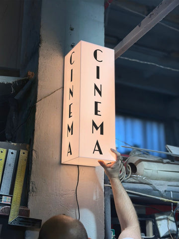 Street sign "Cinema" 60x20x20 cm