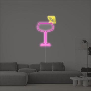 LED neon "Glass with an umbrella"