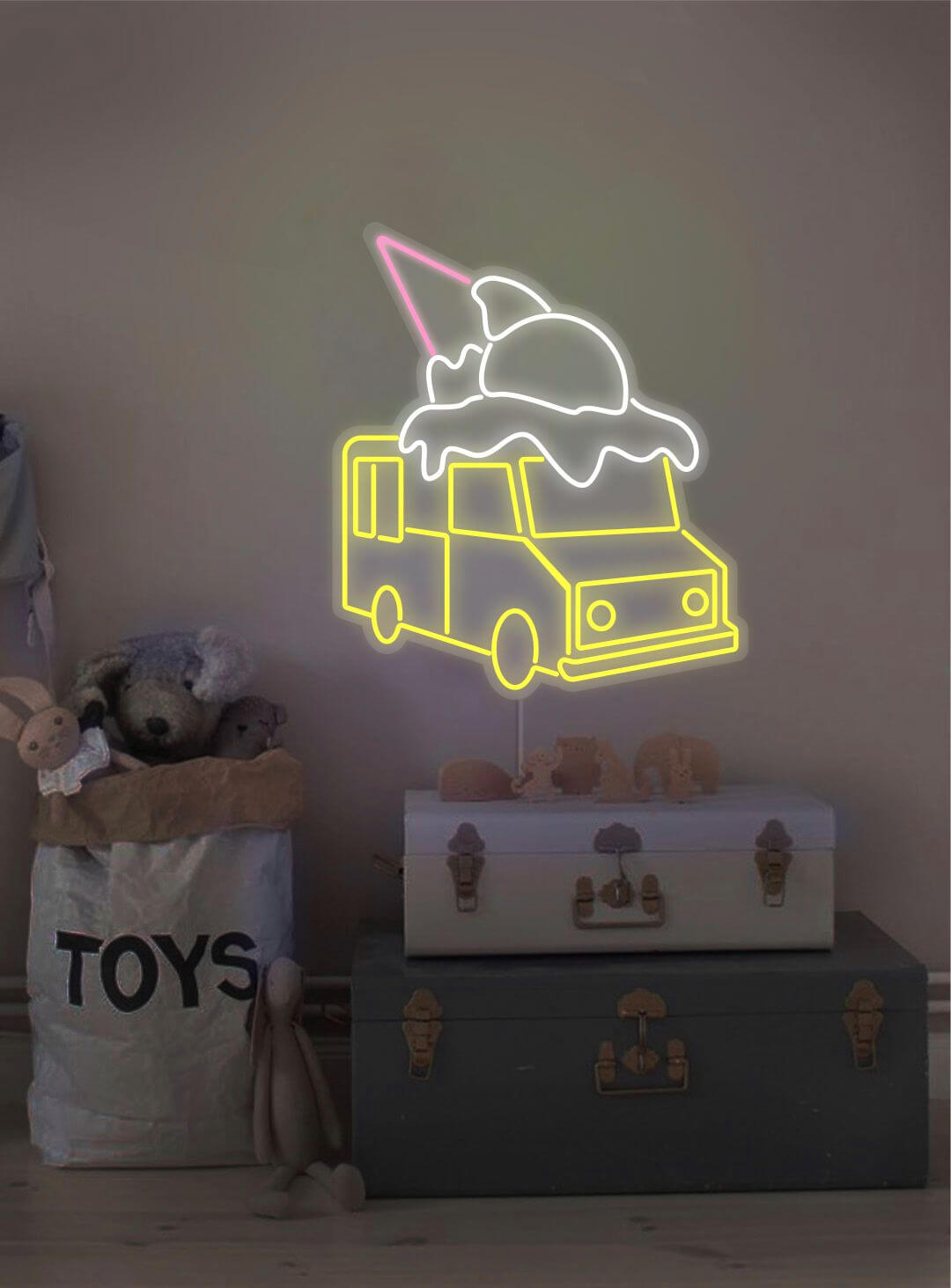 LED neon "Ice cream van"
