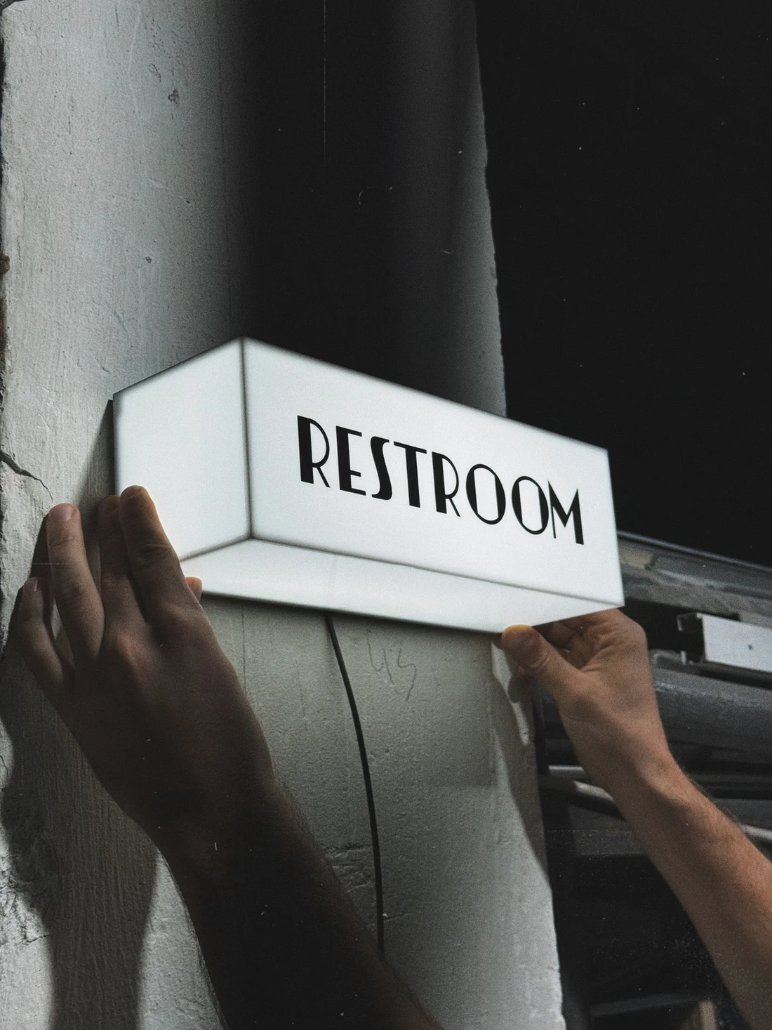 Lamp "Restroom"