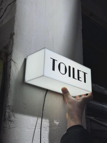 Lamp "Toilet"
