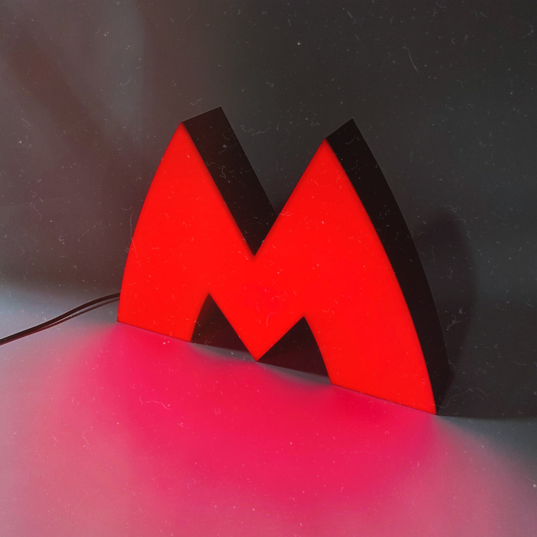 Volumetric letter-lamp "Metro: Kharkiv"