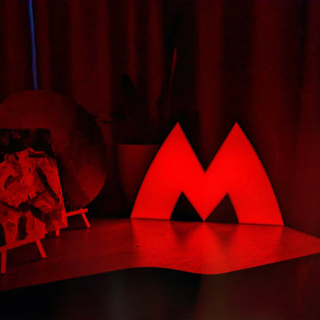 Volumetric letter-lamp "Metro: Kharkiv"