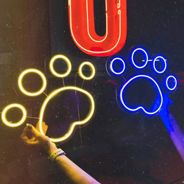LED neon "Paw"
