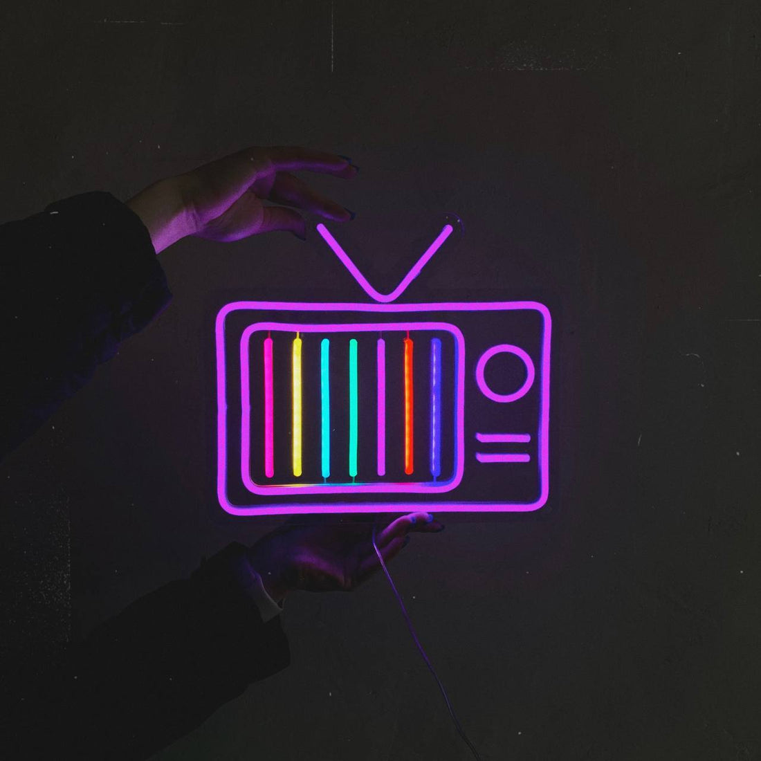 LED neon "TV"