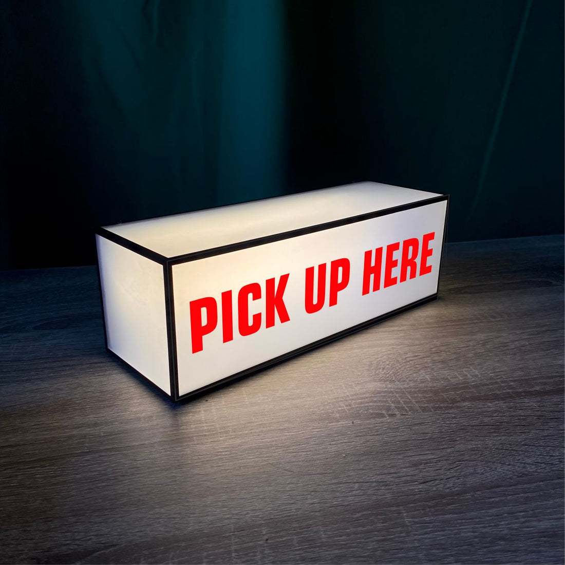 Lamp "Pick Up Here"