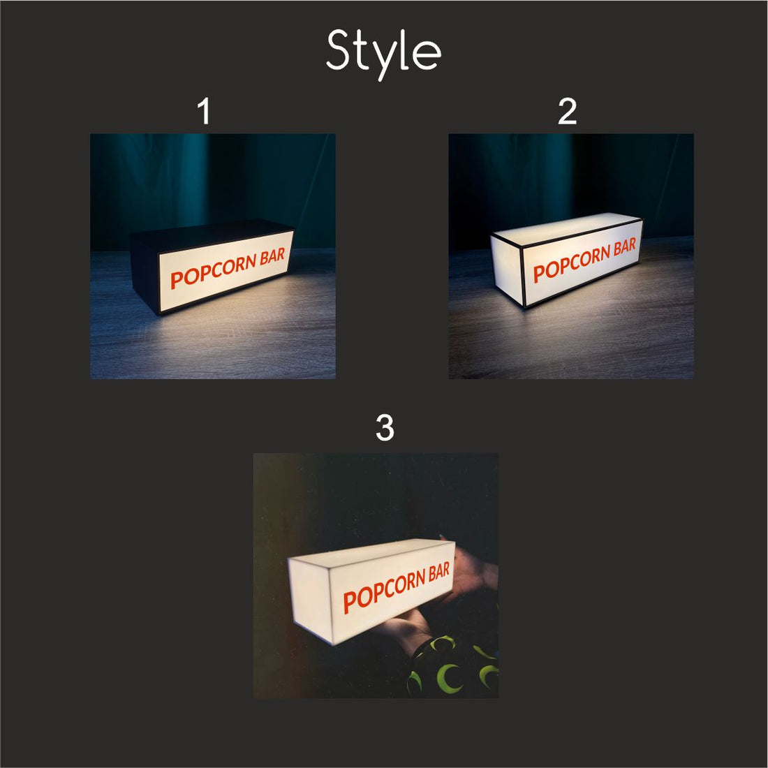 Світильник “Popcorn bar”