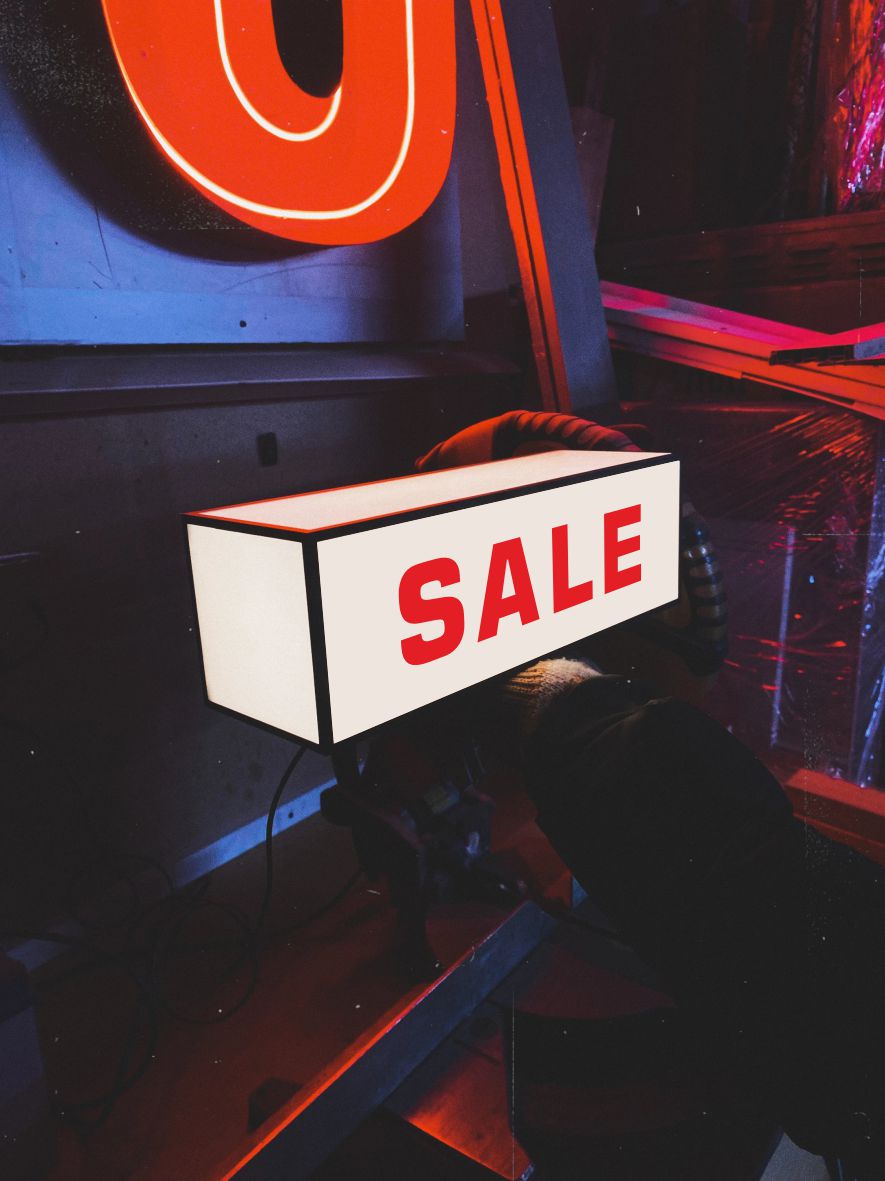 Lamp "Sale"