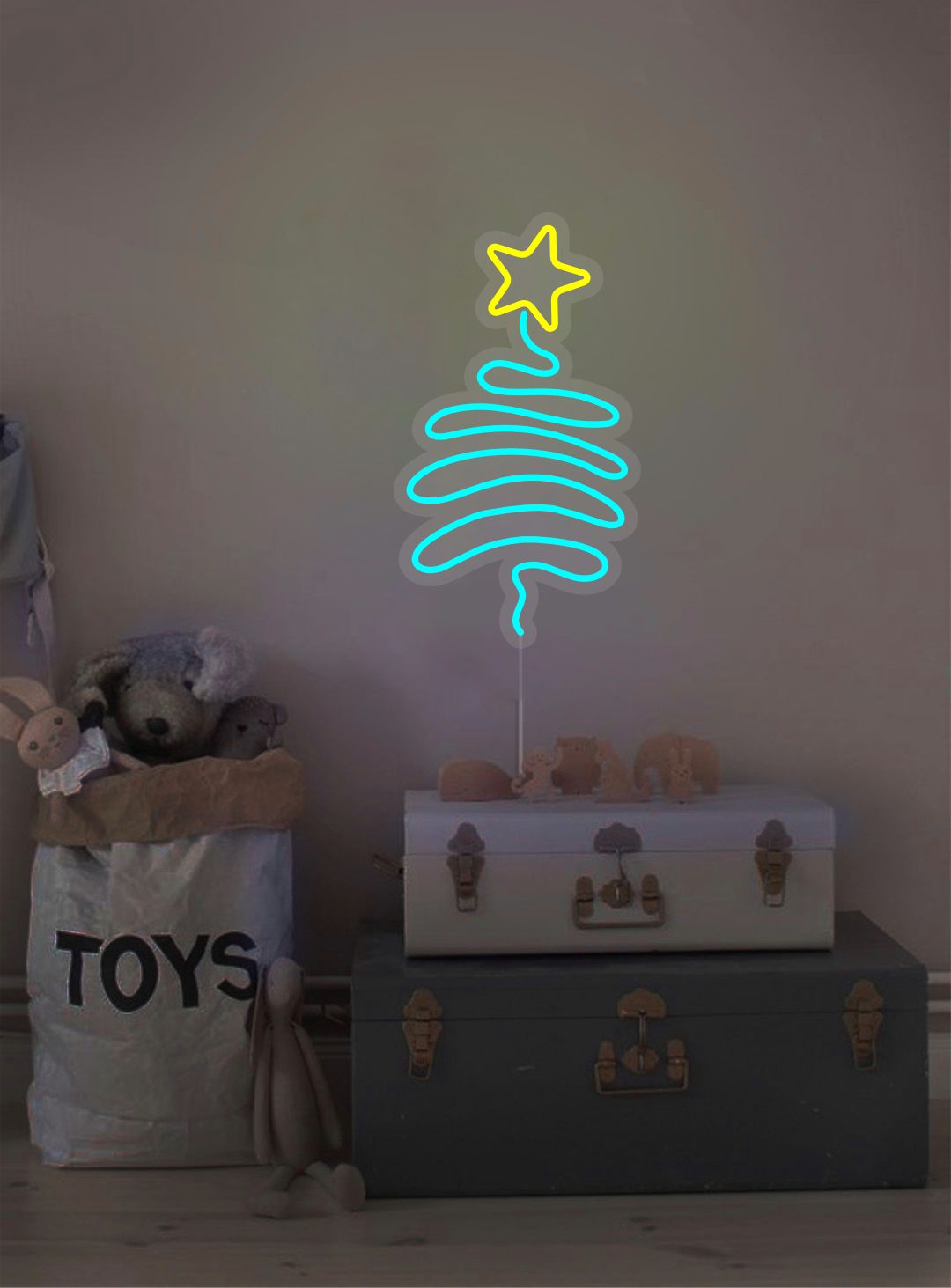LED neon "Spiral Christmas Tree"